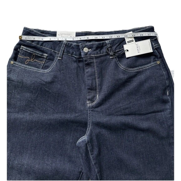 Judy Blue Mom Fit High Waist Jeans 18W Dark Wash Stretch Plus Size NWT - Picture 8 of 14